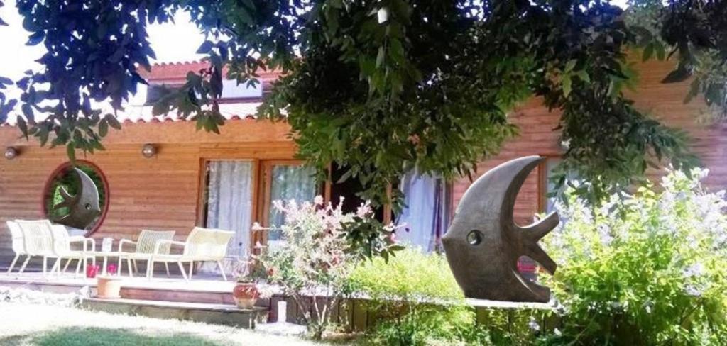 Chambre D'Hotes Neptune Wood Arzens Dış mekan fotoğraf