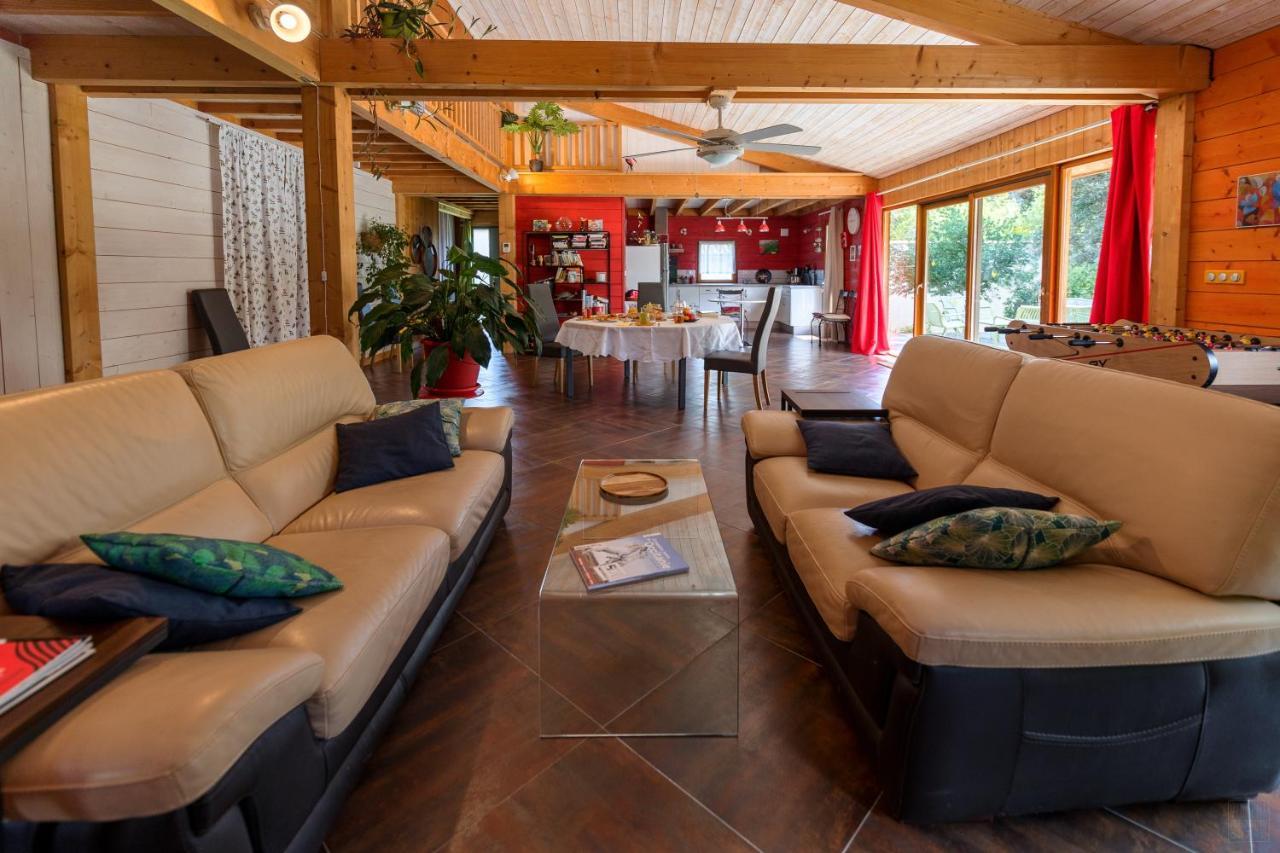 Chambre D'Hotes Neptune Wood Arzens Dış mekan fotoğraf
