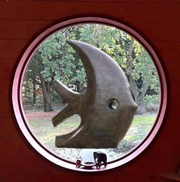 Chambre D'Hotes Neptune Wood Arzens Dış mekan fotoğraf